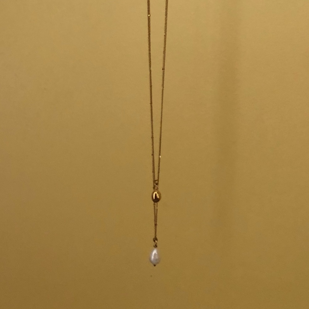 Stella & Dot - Delicate Double Pearl Pendant